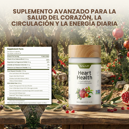 Heart Health – Circulación, Oxígeno y Protección Cardiovascular Natural.