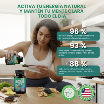kit shilajit sea moss-suplementos todo en 1, Energía, oxigenación y nutrición profunda para todo tu cuerpo