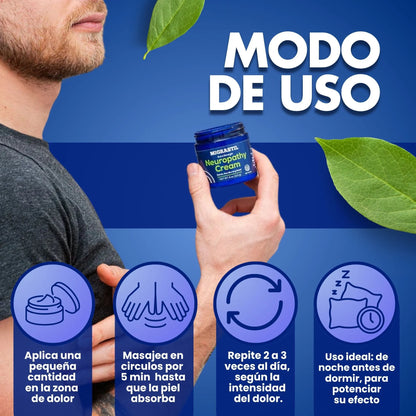 CREMA RELAJANTE NEUROPÁTICA - ALIVIO PROFUNDO SIN ARDOR