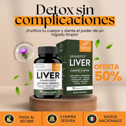 SUPLEMENTO DIETARIO PARA DETOX Y REPARACIÓN DEL HÍGADO- LIVER SHIELD