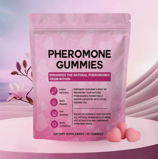 GOMITAS DE FEROMONAS PARA MUJERES - ATRACCIÓN Y CONFIANZA AL INSTANTE