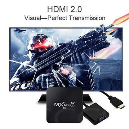 MXQ PRO 4K DECODIFICADOR INTELIGENTE + 1000 CANALES GRATIS