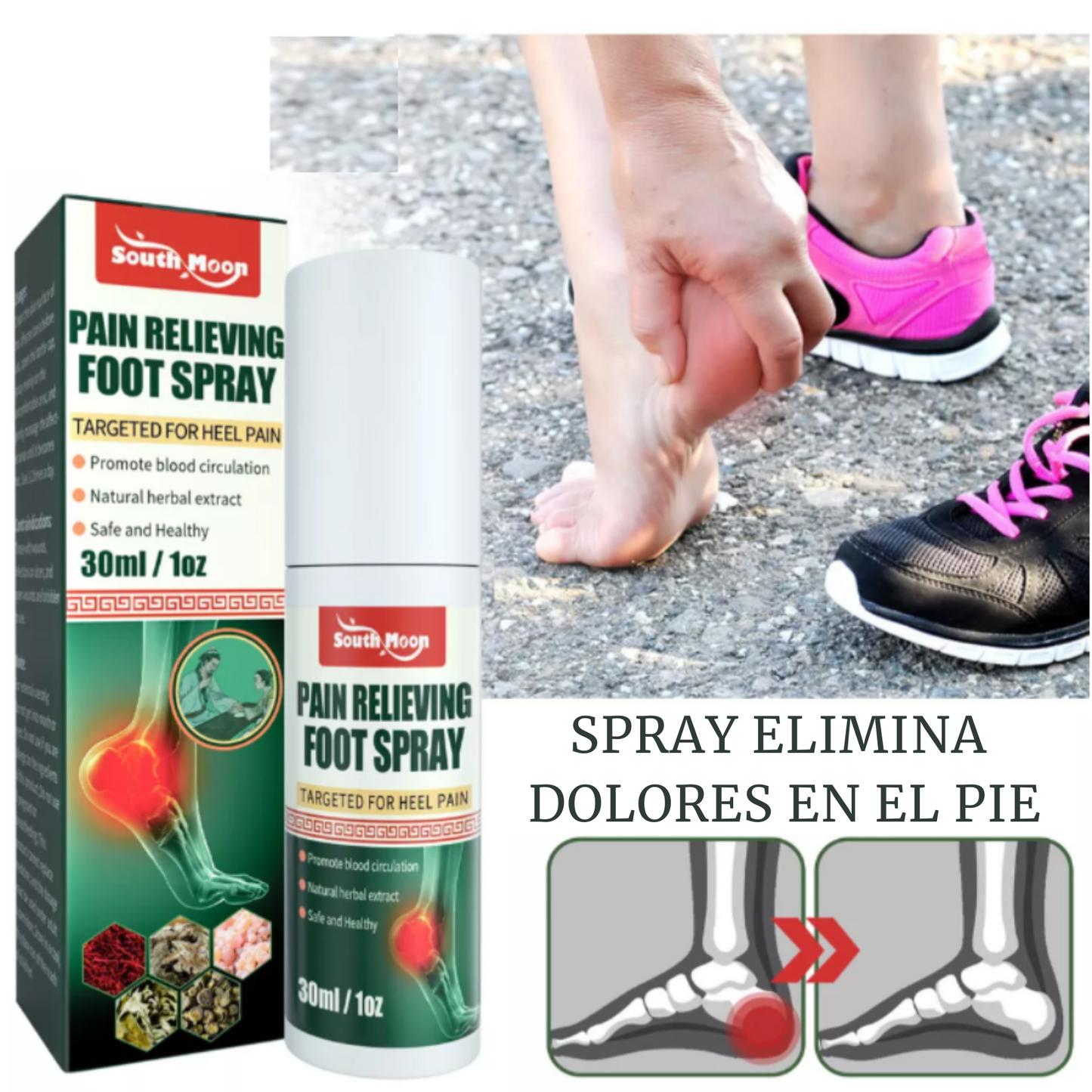 SPRAY FRÍO PARA DOLORES DE PIE