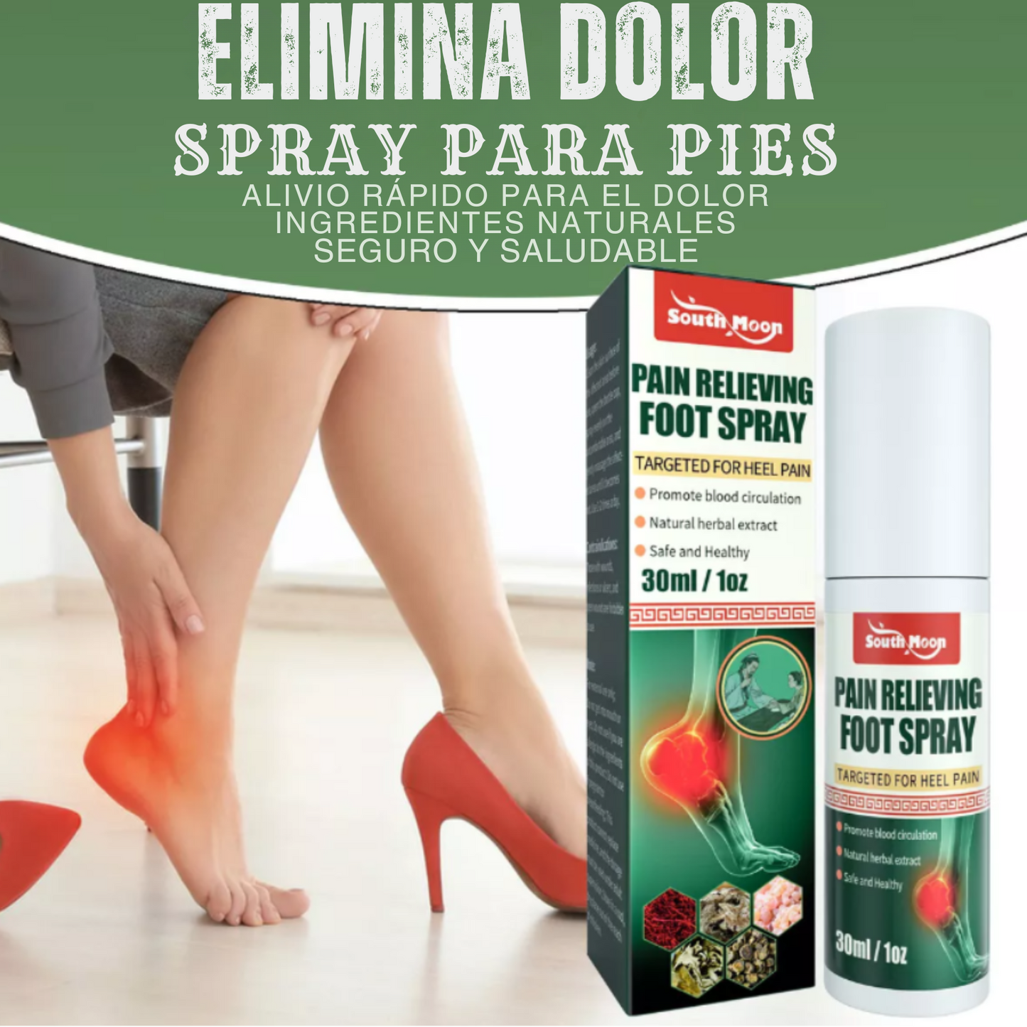 SPRAY FRÍO PARA DOLORES DE PIE