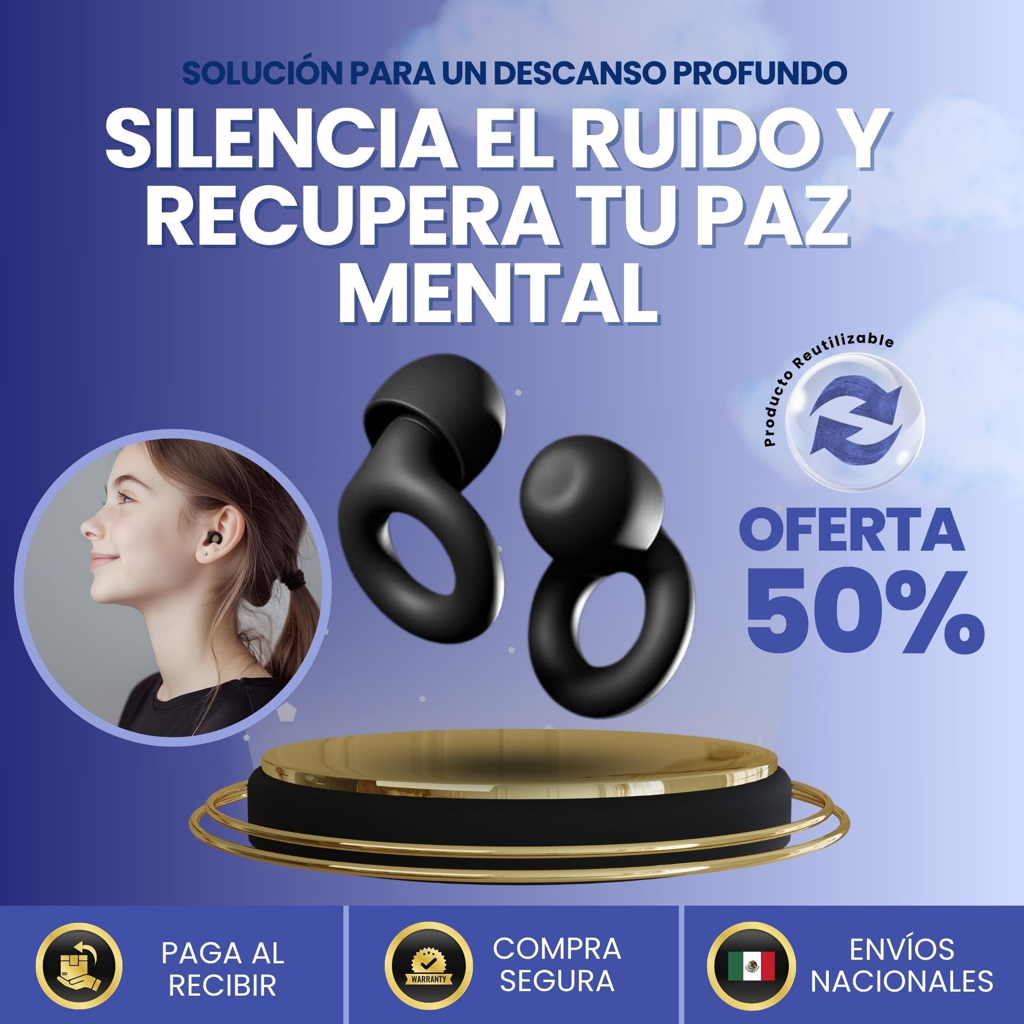 2X1 TAPÓNES AUDITIVOS ZENPLUG INFINITY – PROTEGE TUS OÍDOS, PROTEGE TU ...