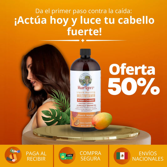 MULTIVITAMINICO CAPILAR - ALIVIO PARA CAIDA DEL CABELLO Y MEJORA LA SALUD DE LA PIEL