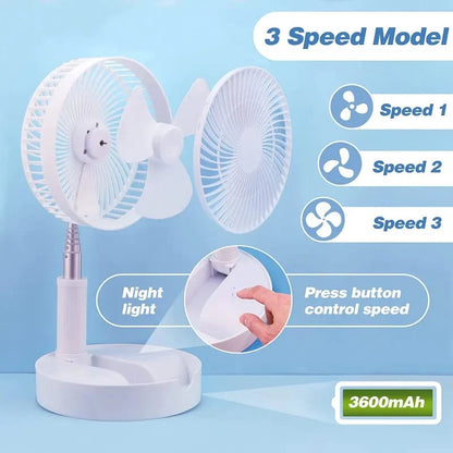 VENTILADOR PORTATIL PLEGABLE