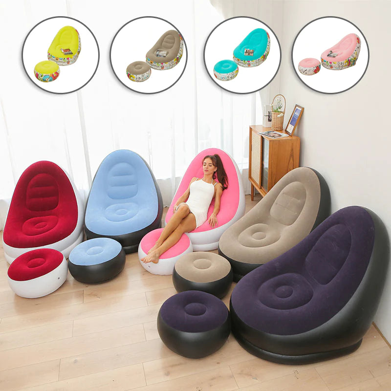 ⚡️PROMOCION DE LANZAMIENTO🚨 - SOFA INFLABLE ULTRA COMODO PORTABLE