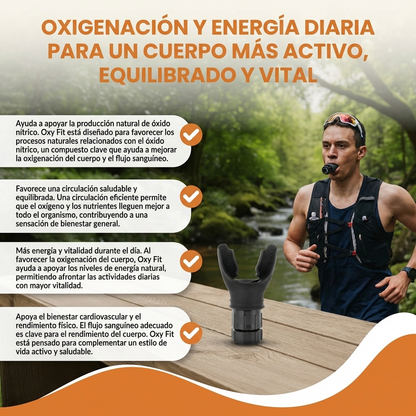 Entrenador de respiración portátil- Apoyo diario para una respiración más cómoda.