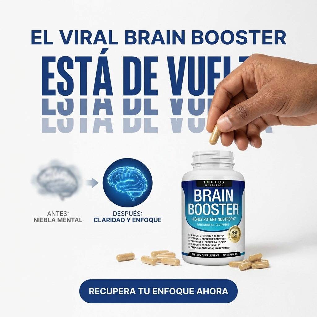 Brain Booster - Mejora la claridad, el enfoque y la energía mental.