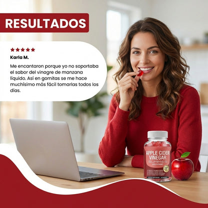 Gomitas de vinagre de manzana-Apoya a la digestión y controlar el apetito.