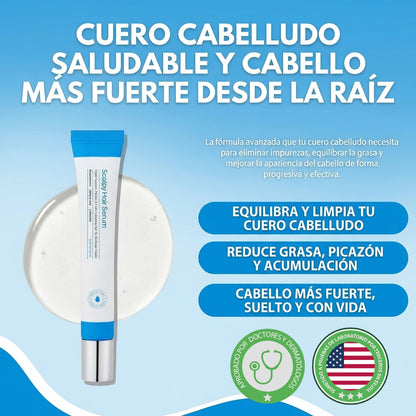 Scalpy hair serum- Fortalece tu raíz y transforma tu cuero cabelludo desde la primera aplicación.