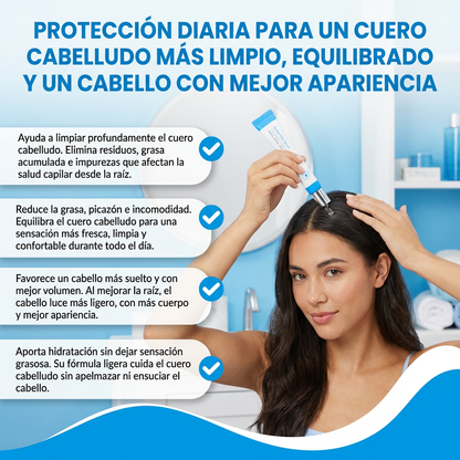 Scalpy hair serum- Fortalece tu raíz y transforma tu cuero cabelludo desde la primera aplicación.