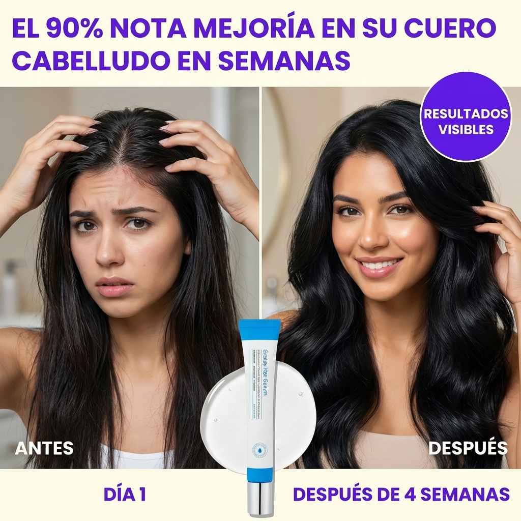 Scalpy hair serum- Fortalece tu raíz y transforma tu cuero cabelludo desde la primera aplicación.