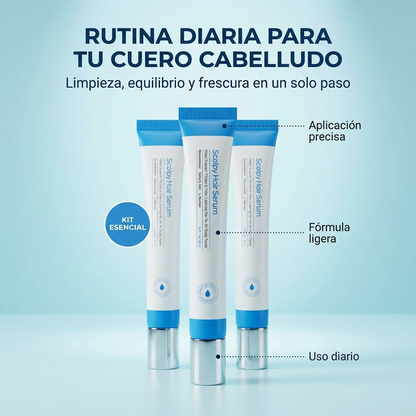 Scalpy hair serum- Fortalece tu raíz y transforma tu cuero cabelludo desde la primera aplicación.
