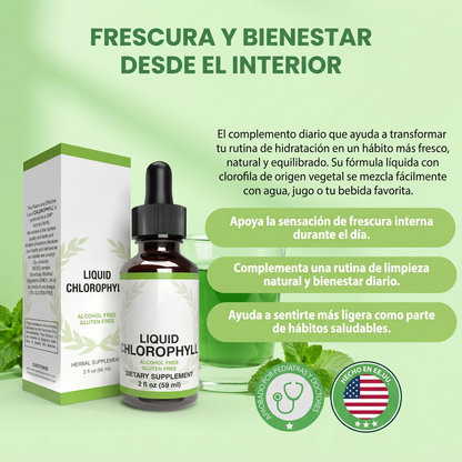Liquid chlorophyll - Desintoxicación y apoyo inmunológico.