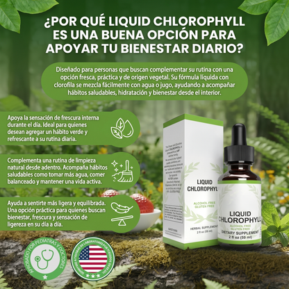 Liquid chlorophyll - Desintoxicación y apoyo inmunológico.