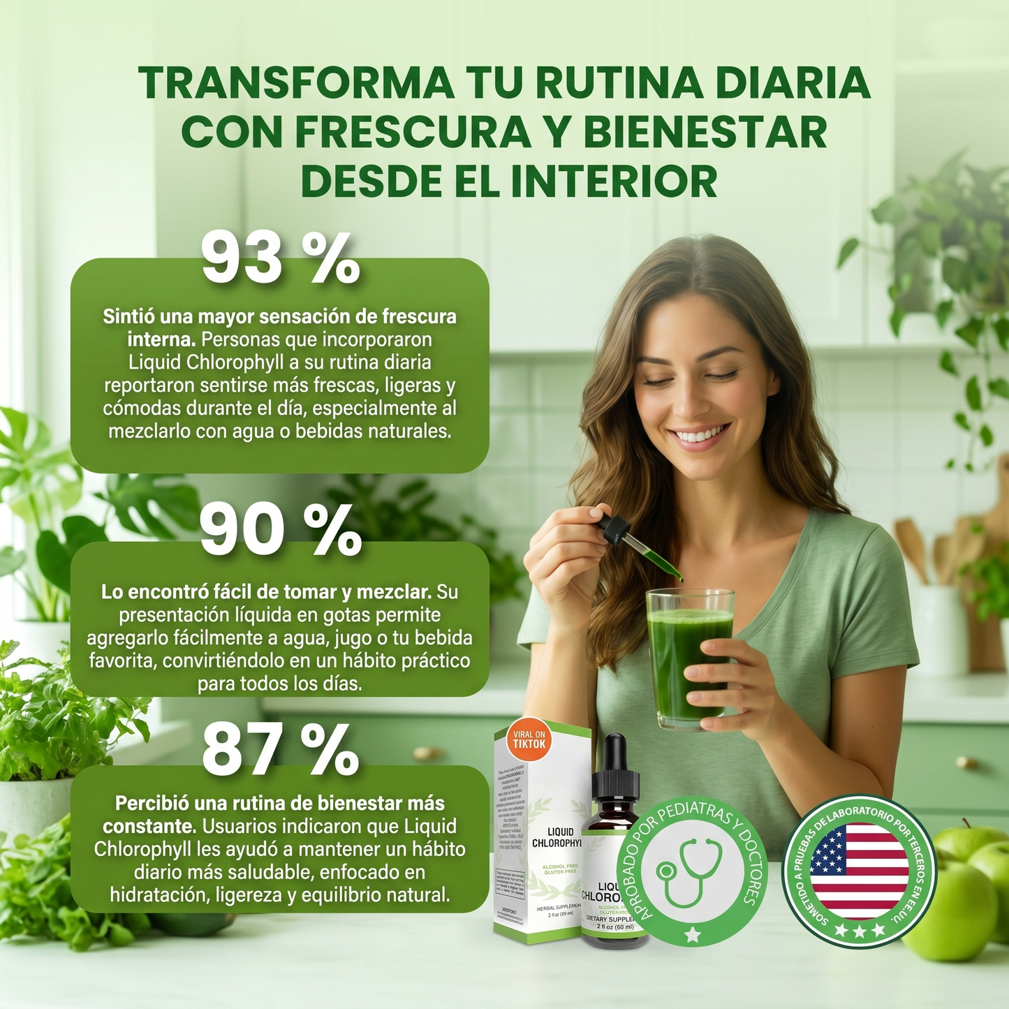 Liquid chlorophyll - Desintoxicación y apoyo inmunológico.
