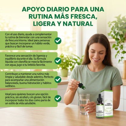 Liquid chlorophyll - Desintoxicación y apoyo inmunológico.