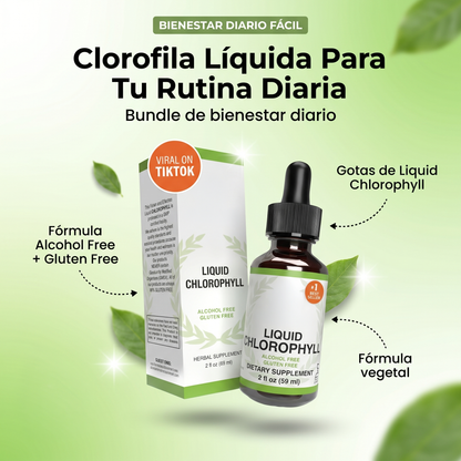 Liquid chlorophyll - Desintoxicación y apoyo inmunológico.