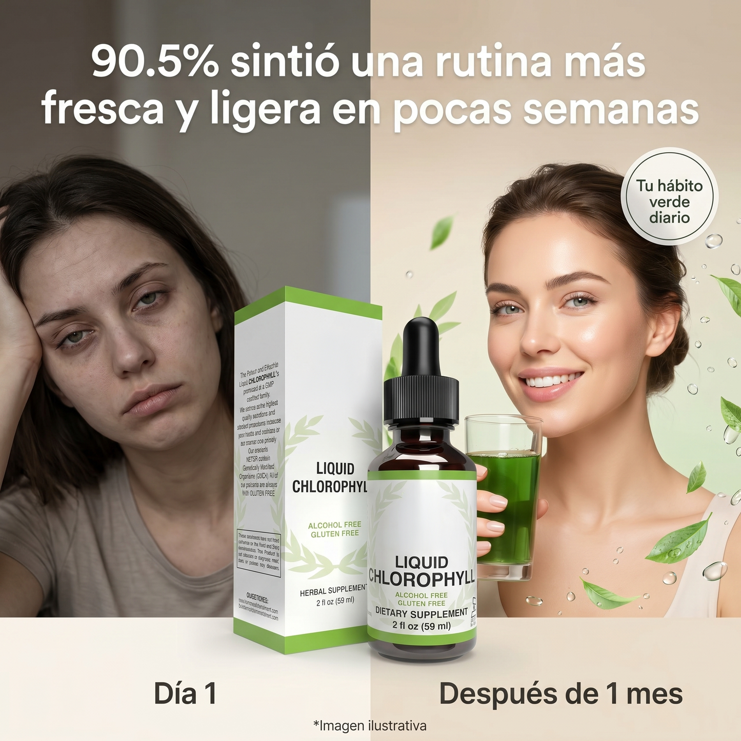 Liquid chlorophyll - Desintoxicación y apoyo inmunológico.