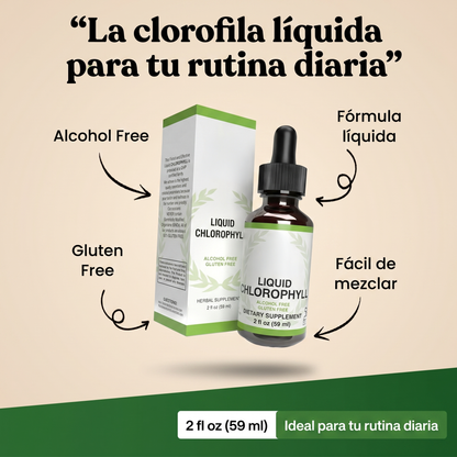 Liquid chlorophyll - Desintoxicación y apoyo inmunológico.