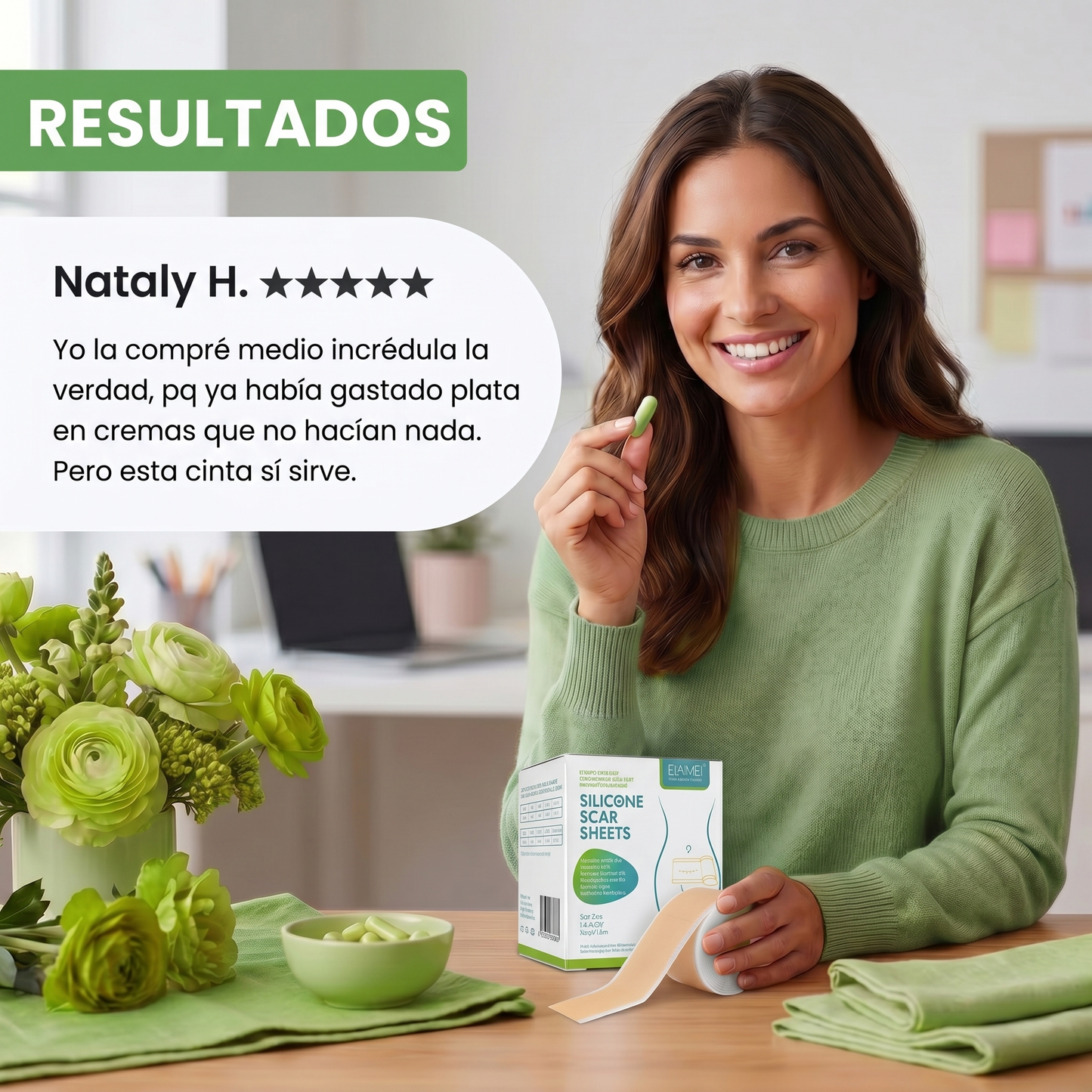 2X1 Silicone Scar Sheets – Láminas de Silicona para Cicatrices.