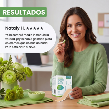 2X1 Silicone Scar Sheets – Láminas de Silicona para Cicatrices.