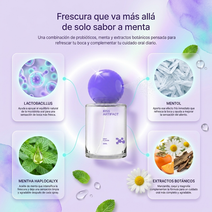 Spray Oral sabor Menta Aliento Fresco en Segundos