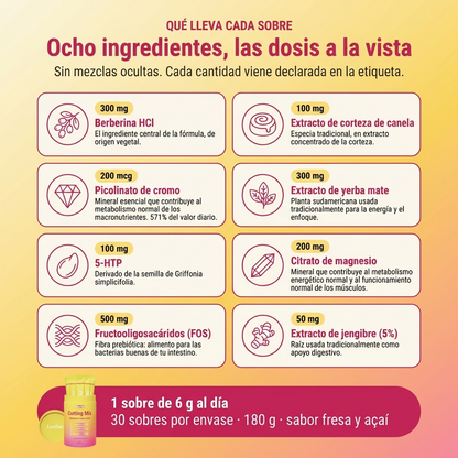 LeeFar Cutting Mix para metabolismo, energía y digestión