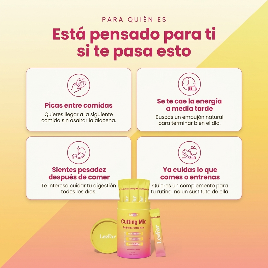 LeeFar Cutting Mix para metabolismo, energía y digestión