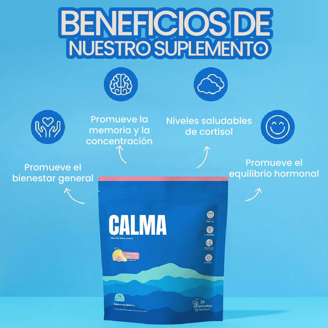 CALMA - Suplemento para relajación y concentración