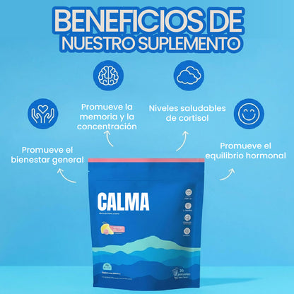 CALMA - Suplemento para relajación y concentración