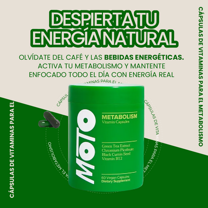 Cápsulas de vitaminas para el metabolismo