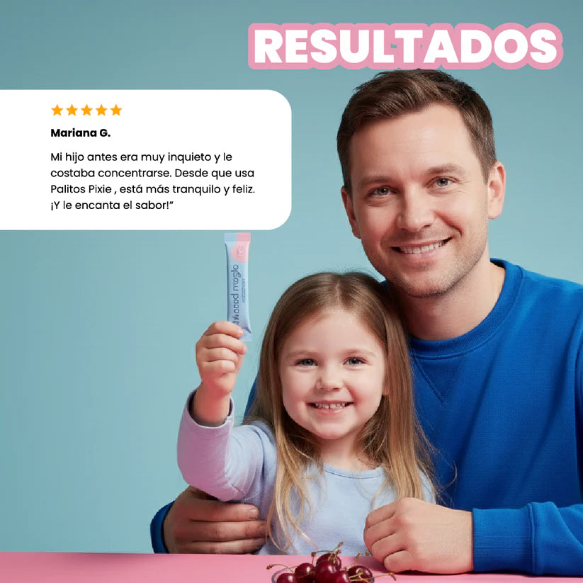 Palitos Pixie con azafrán y GABA para niños