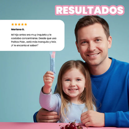 Palitos Pixie con azafrán y GABA para niños