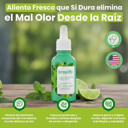 Gotas para eliminar el olor de la boca- Tratamiento para el mal aliento