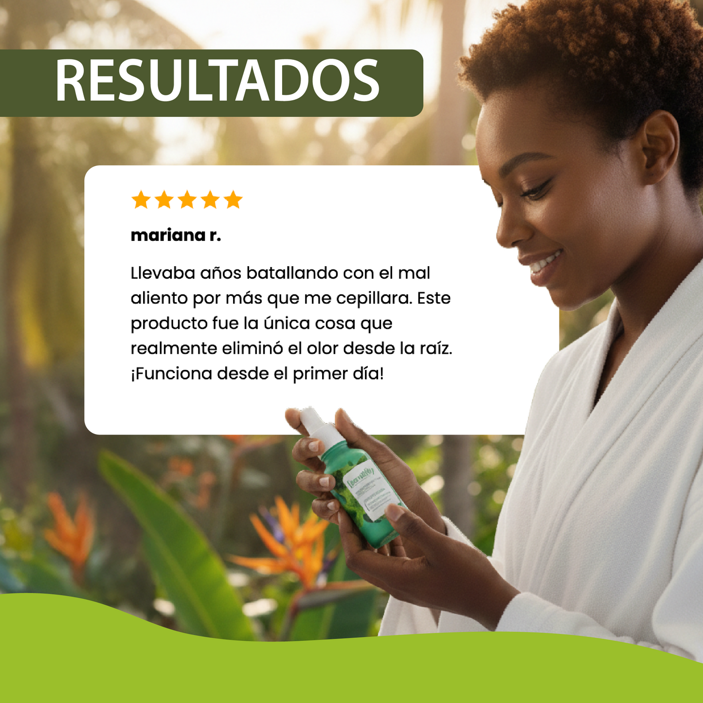 Gotas para eliminar el olor de la boca- Tratamiento para el mal aliento