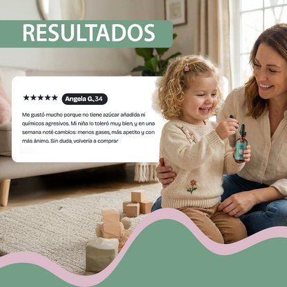 Para Patrol para niños-apoya la salud digestiva, sabor natural a frambuesa.