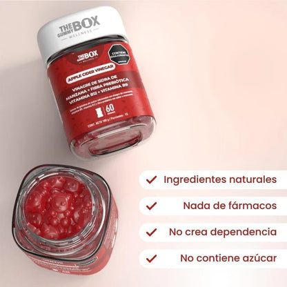 GOMITAS VINAGRE MANZANA - MEJORA TU DIGESTIÓN