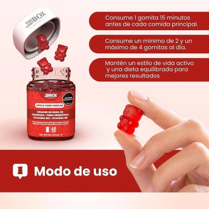 GOMITAS VINAGRE MANZANA - MEJORA TU DIGESTIÓN